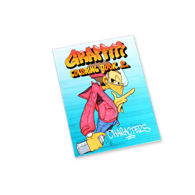 GRAFFITI COLORING BOOK #2 - Characters